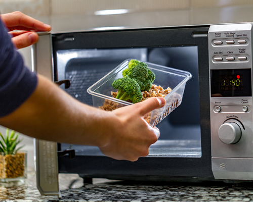 MICROWAVE OVEN - Sticker for Food Optimization