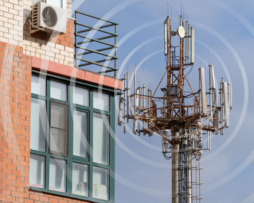 MOBILE OPERATOR ANTENNAS - Plaque for Suppressing Cellular Antennas