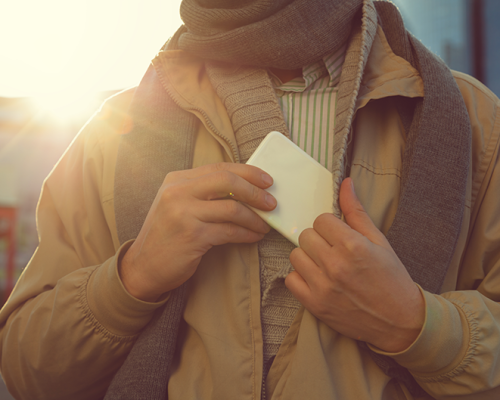 MOBILE PHONE - Sticker for Suppressing Harmful Emissions