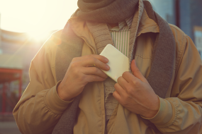 MOBILE PHONE - Sticker for Suppressing Harmful Emissions